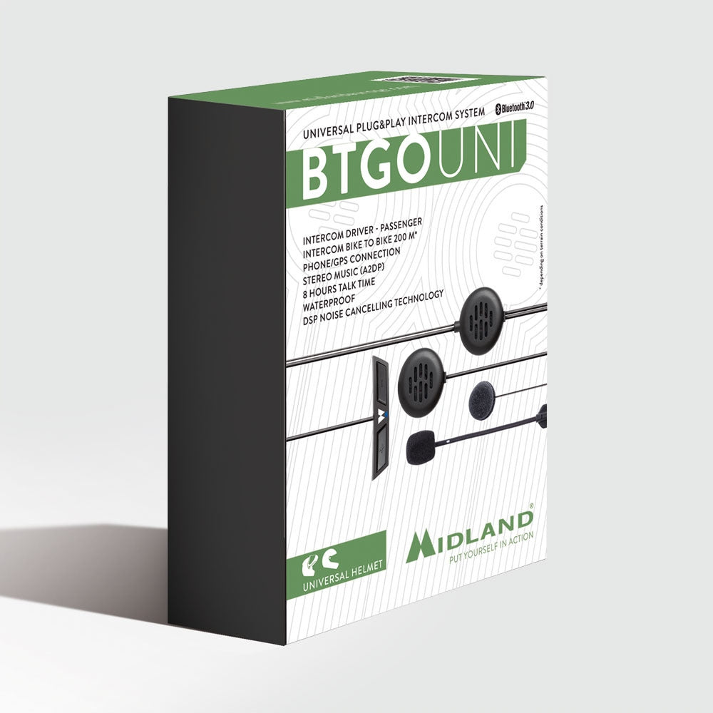 Intercom Midland BT Go Uni Plug&Play 1na1 200m C1310.01