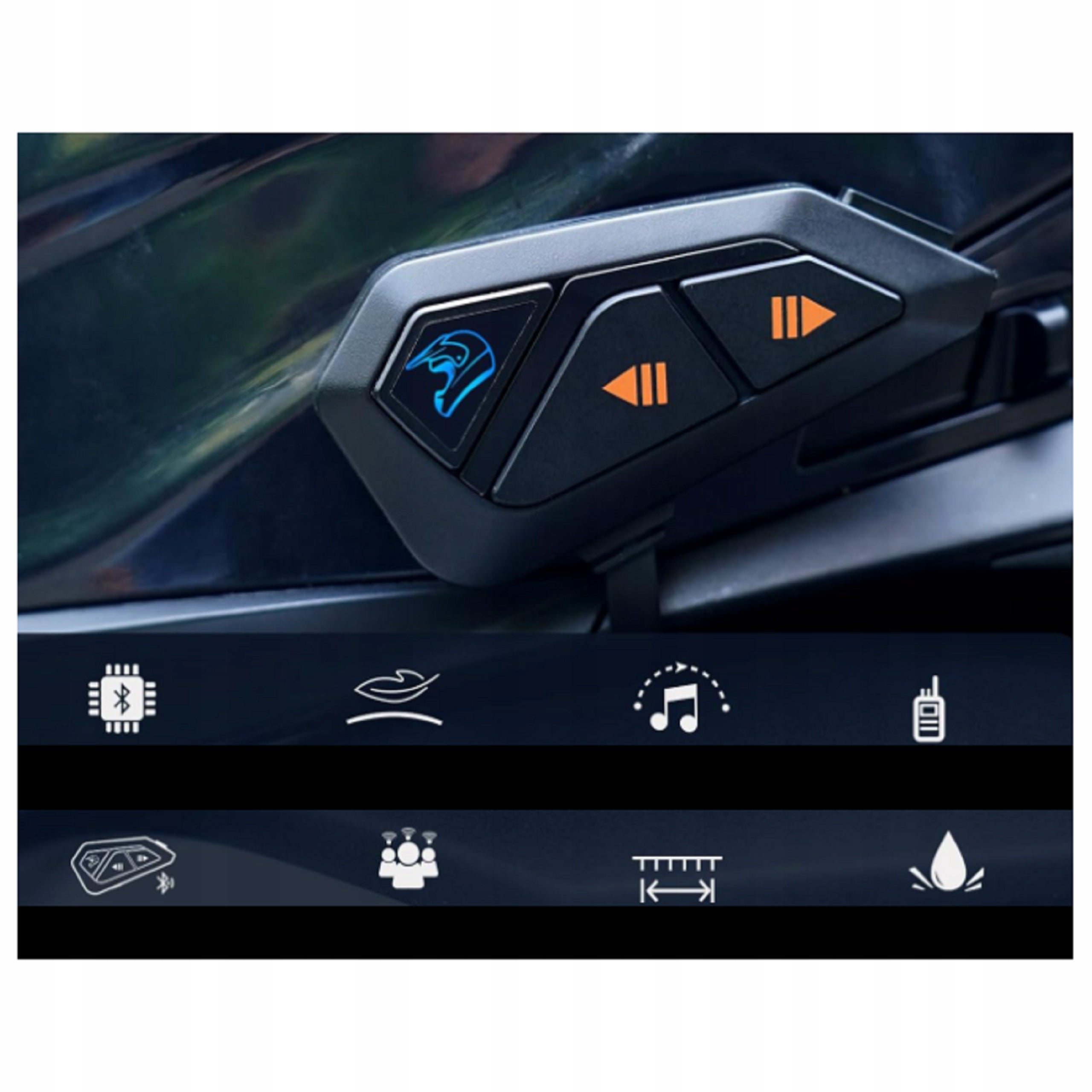 Intercom Motorcycle Bluetooth 5.0 FreedConn FG 6 Persons 1200m Helmet Packaging status original