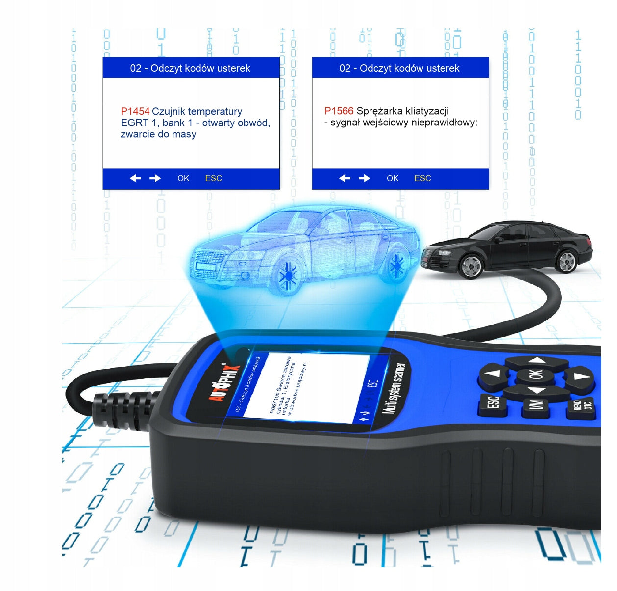 Interface Diagnostic tester AUTOPHIX VAG 9610 Manufacturer code 9610