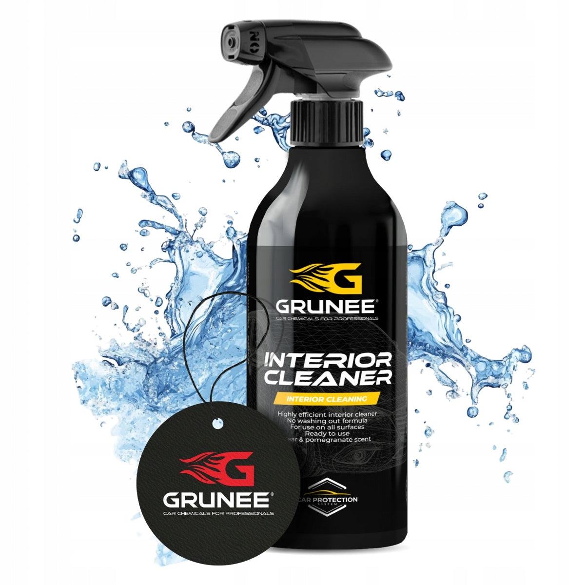 Interior Cleaner GRUNEE 0,5l - liquid for cleaning plastics