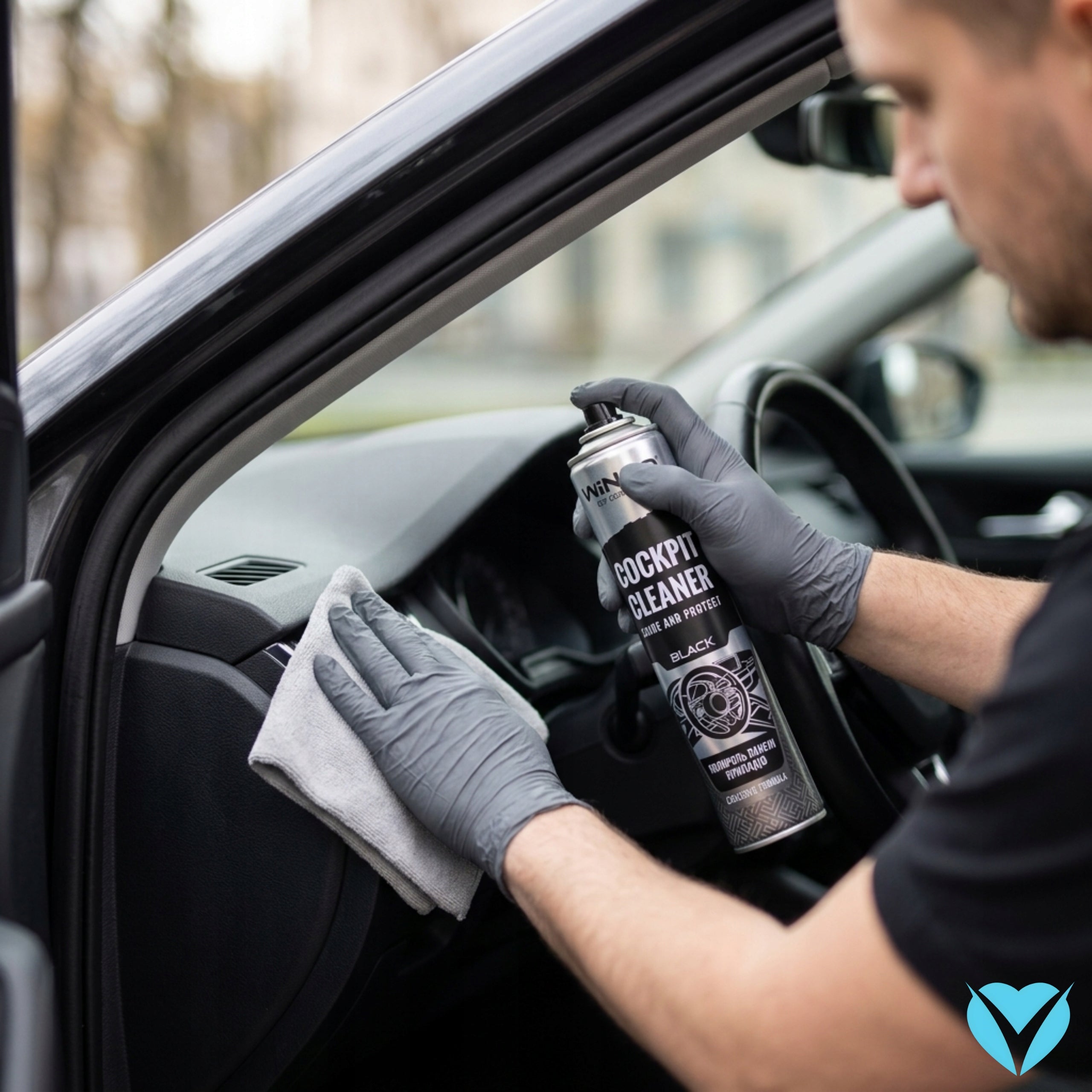 Interior Cleaner for Cleaning Cockpit Liquid 750ml Spray for Plastics WINSO Packaging status original