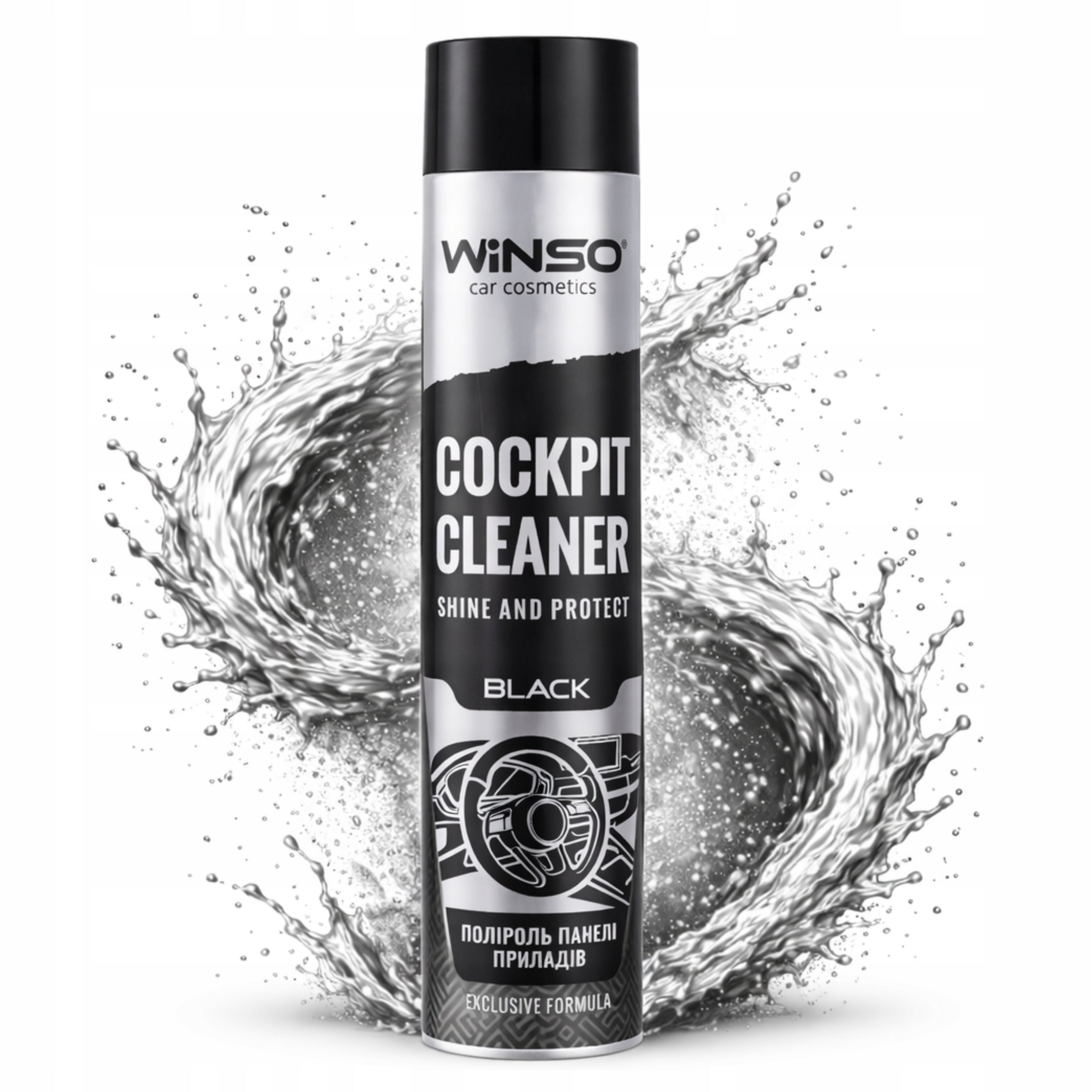 Interior Cleaner for Cleaning Cockpit Liquid 750ml Spray for Plastics WINSO