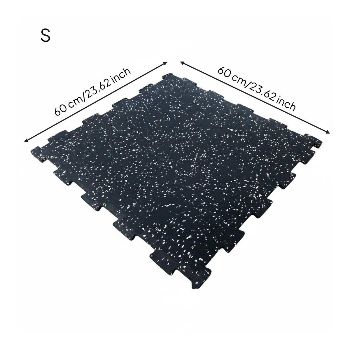 Interlocking Foam Floor Tile Easy Assembly Interlocking 60x60x1cm Black Packaging status original