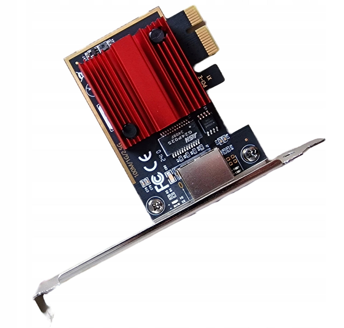 Internal LAN Card Derapid PCIe RTL8125B (2,5Gb/s) RJ45 Manufacturer Derapid