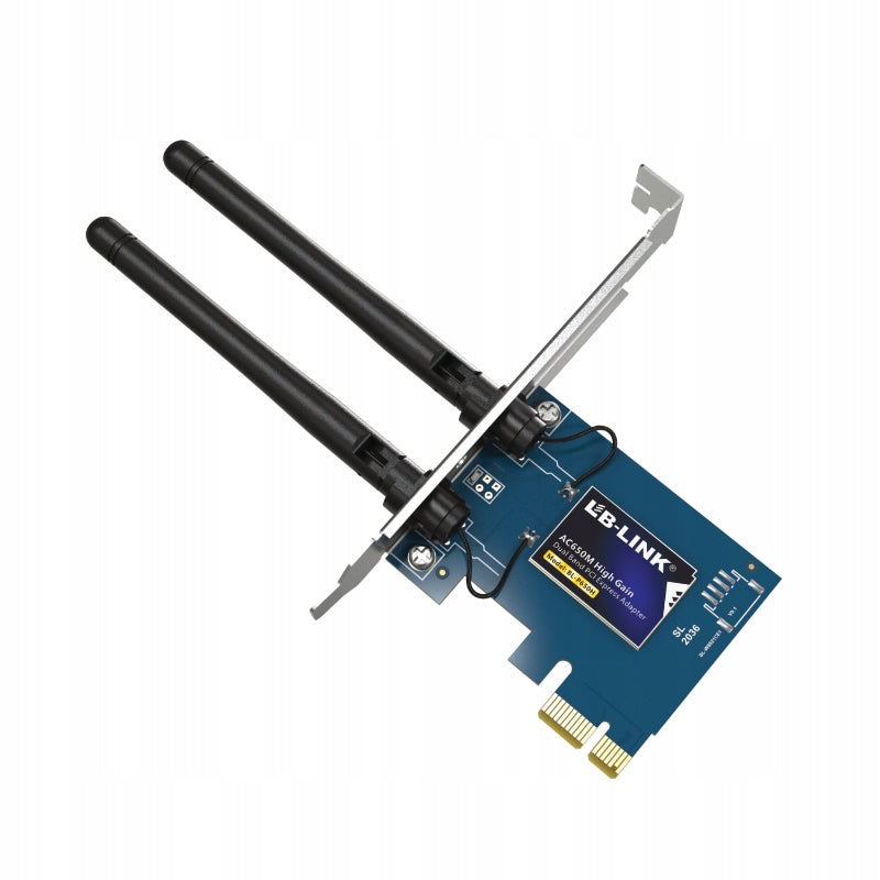 Internal Network Card PCI-E DUAL 2 Antennas 650 Mbps BL-P650H Dual-Band Interface PCI-E