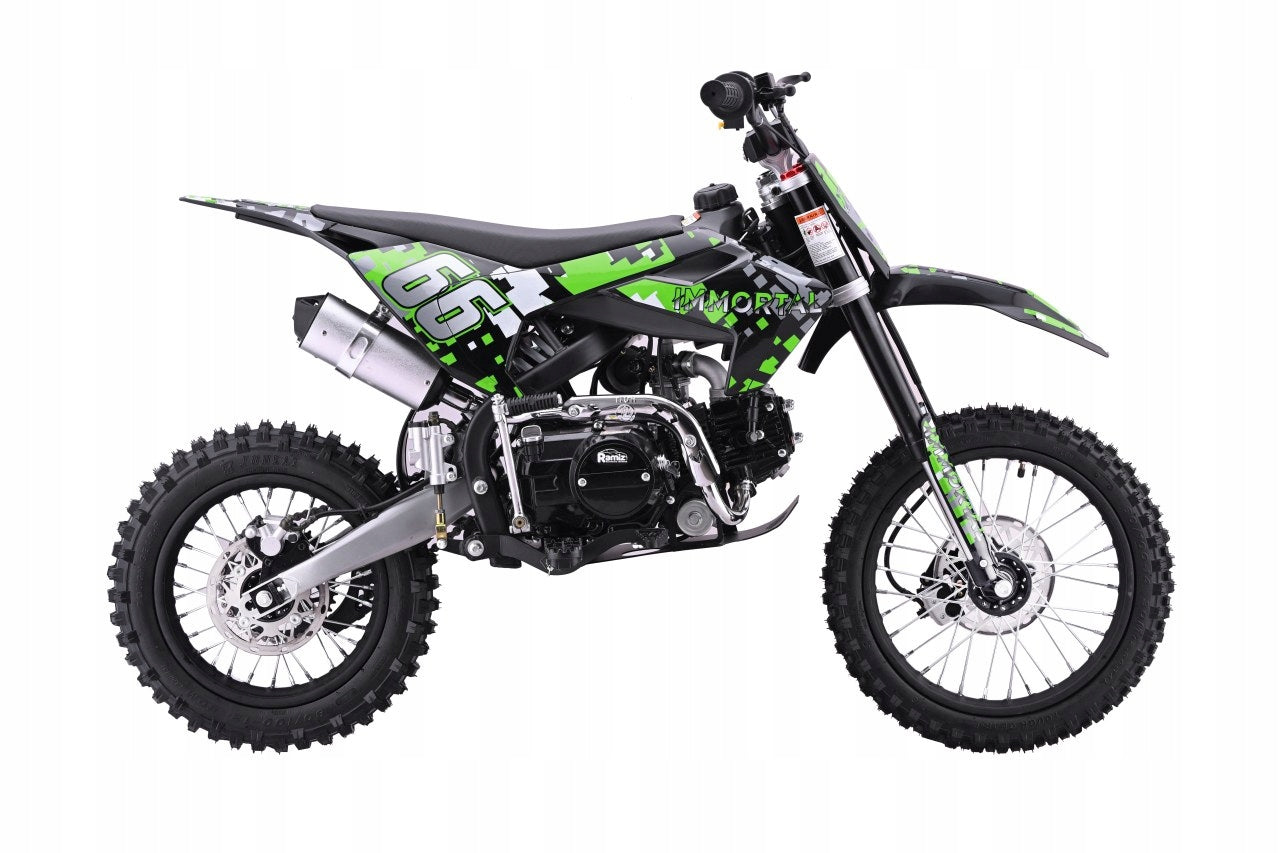 Internal combustion engine 110cc 110CM IMMORTAL green cross E-start 4 gears Brand Ramiz