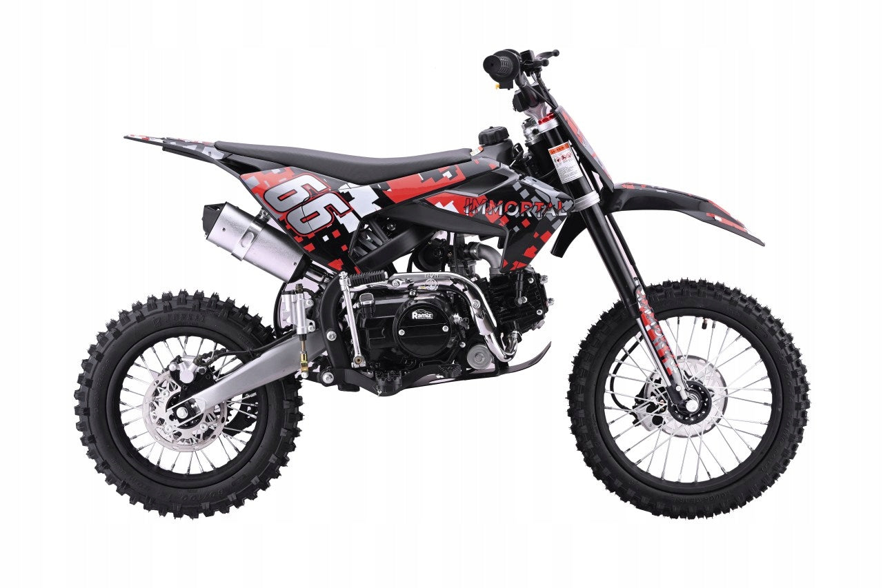Internal combustion engine 110cc 110CM IMMORTAL red cross E-start 4 gears Brand Ramiz