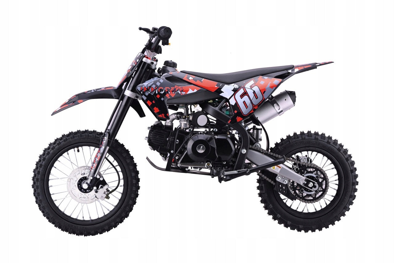 Internal combustion engine 110cc 110CM IMMORTAL red cross E-start 4 gears Maximum speed 7 km/h