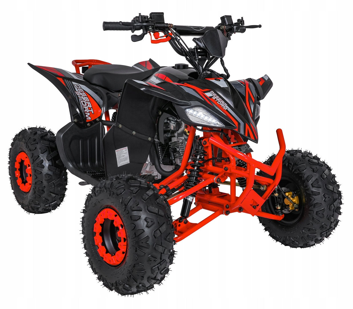 Internal combustion quad 125CC DESERT STORM LIFT red automatic reverse 12V 5Ah Brand Ramiz