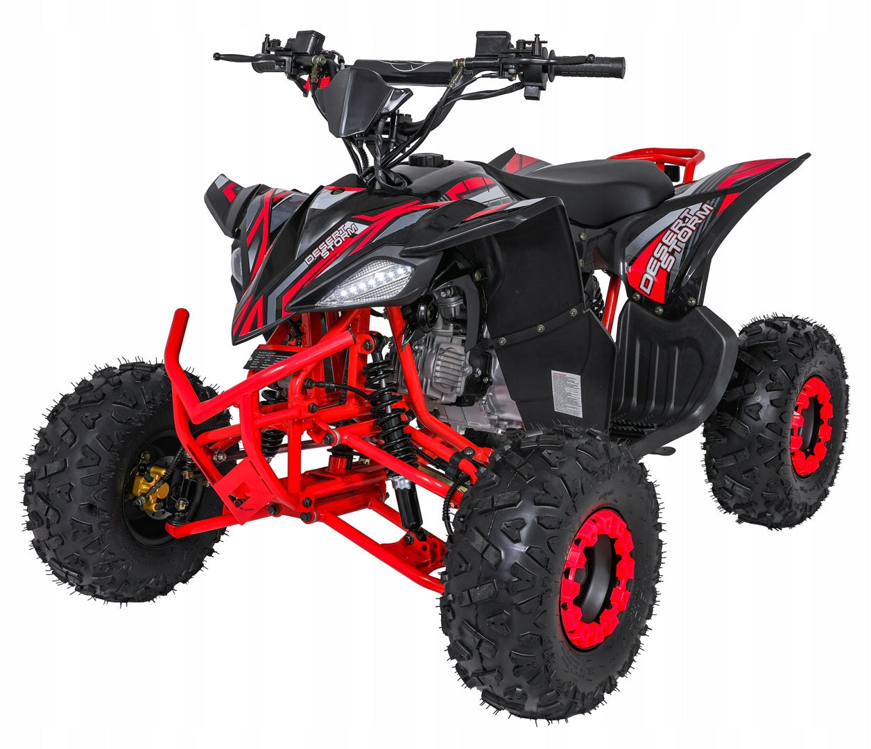 Internal combustion quad 125CC DESERT STORM LIFT red automatic reverse 12V 5Ah Color red