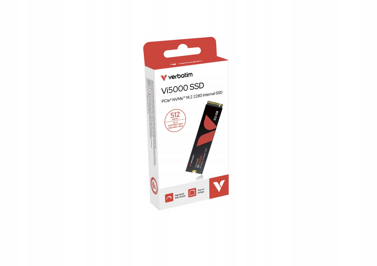 Internal drive Verbatim SSD Vi5000 M.2 512GB black