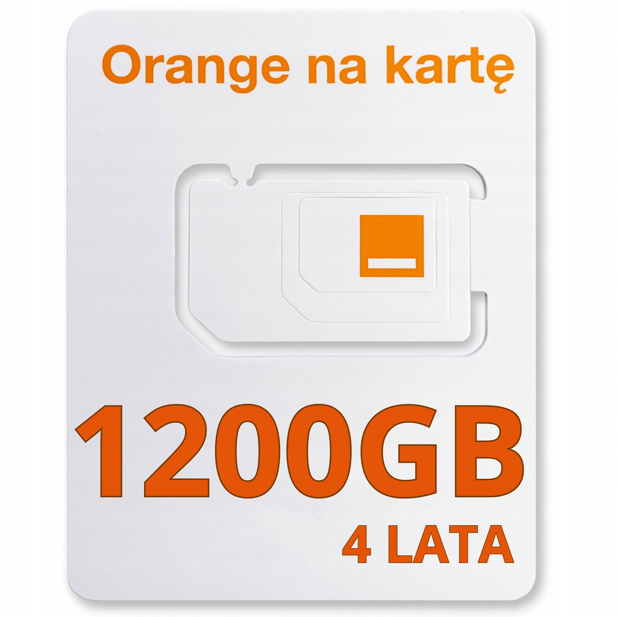 Internet Mobile Orange LTE 4G 5G 1200GB for 4 YEARS SIM card for Router