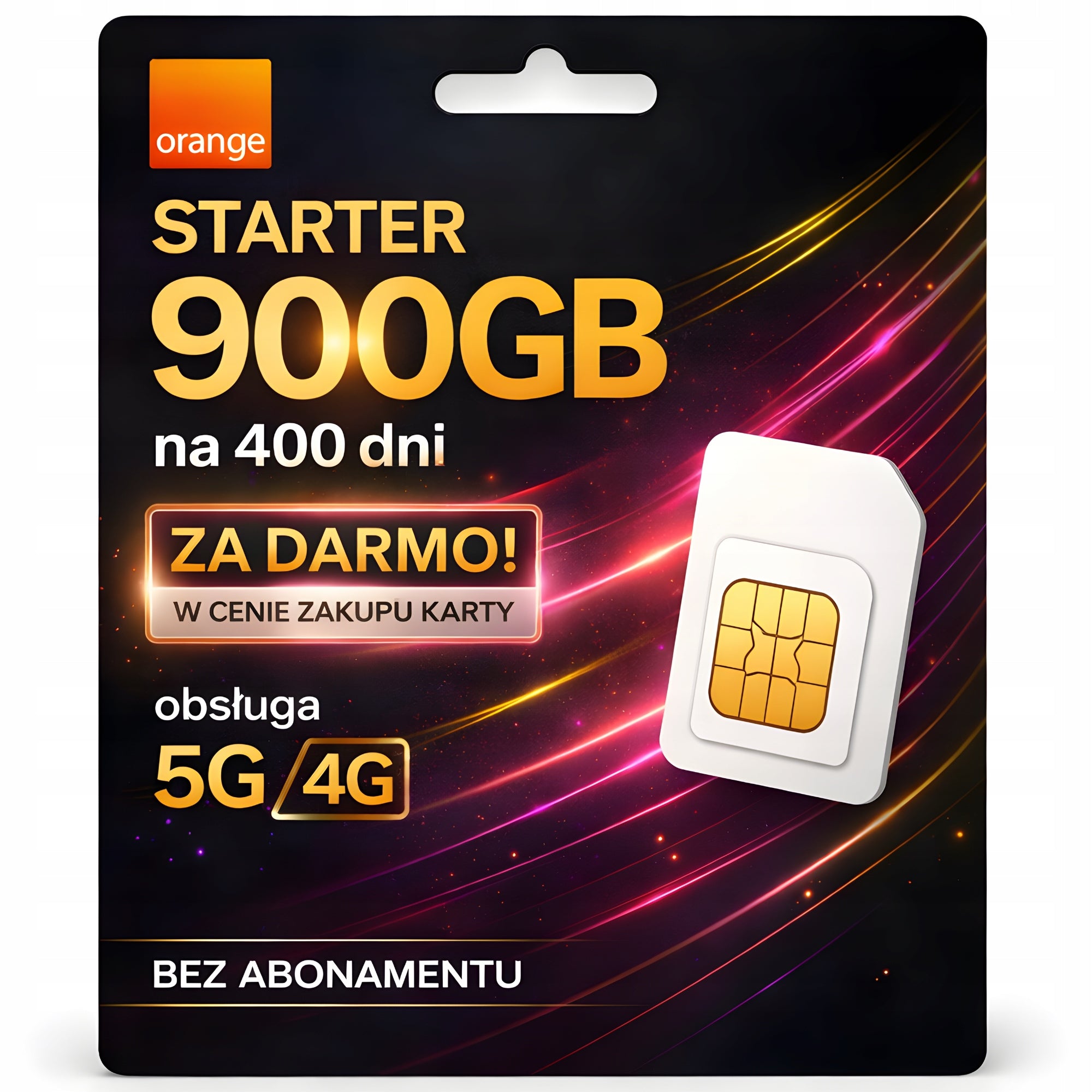 Internet Mobile Orange LTE 4G 5G 900GB for 400 days YEAR SIM card for Router