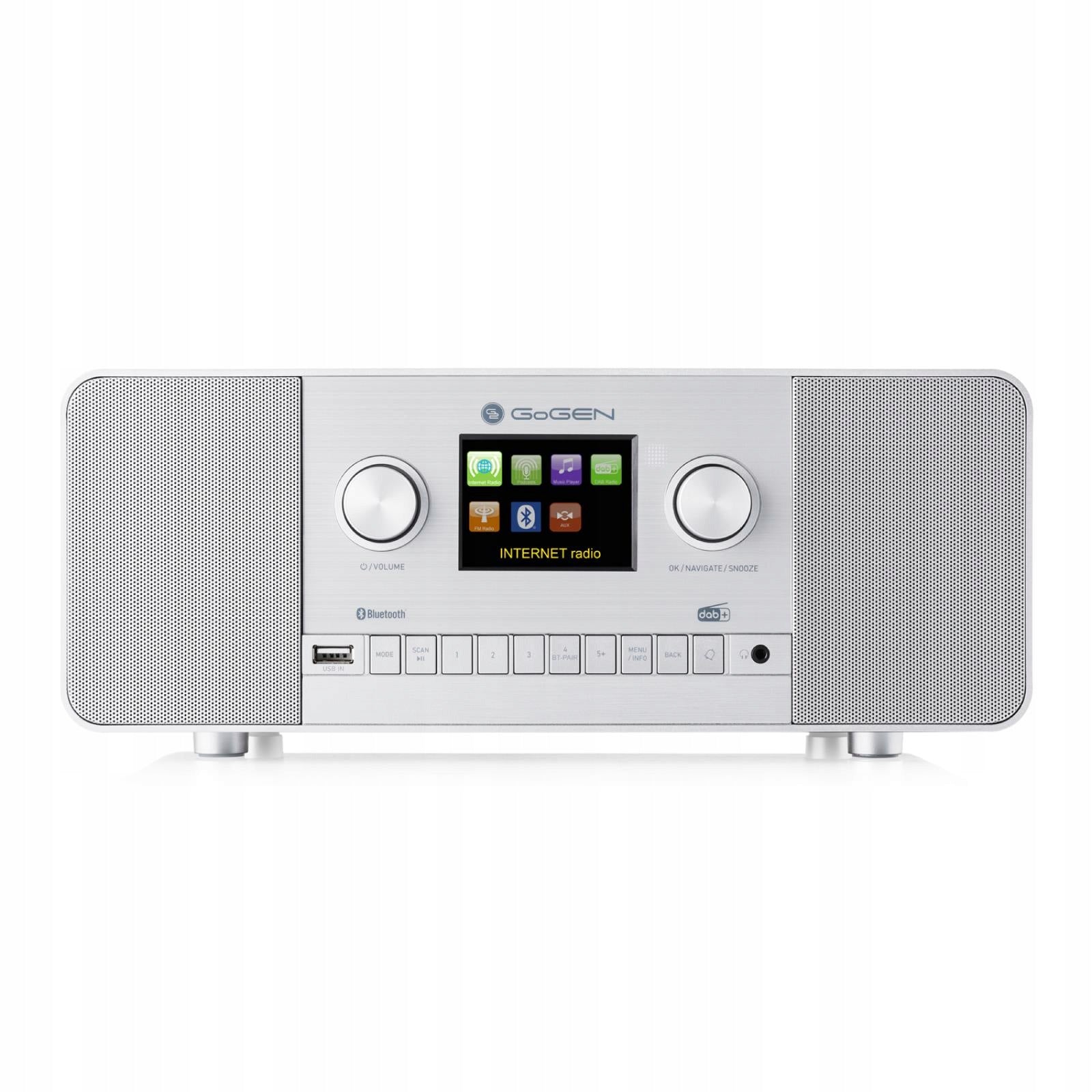 Internet Radio GoGEN IR257BTDAB DAB+ FM Bluetooth remote control LCD dark oak Brand GoGEN