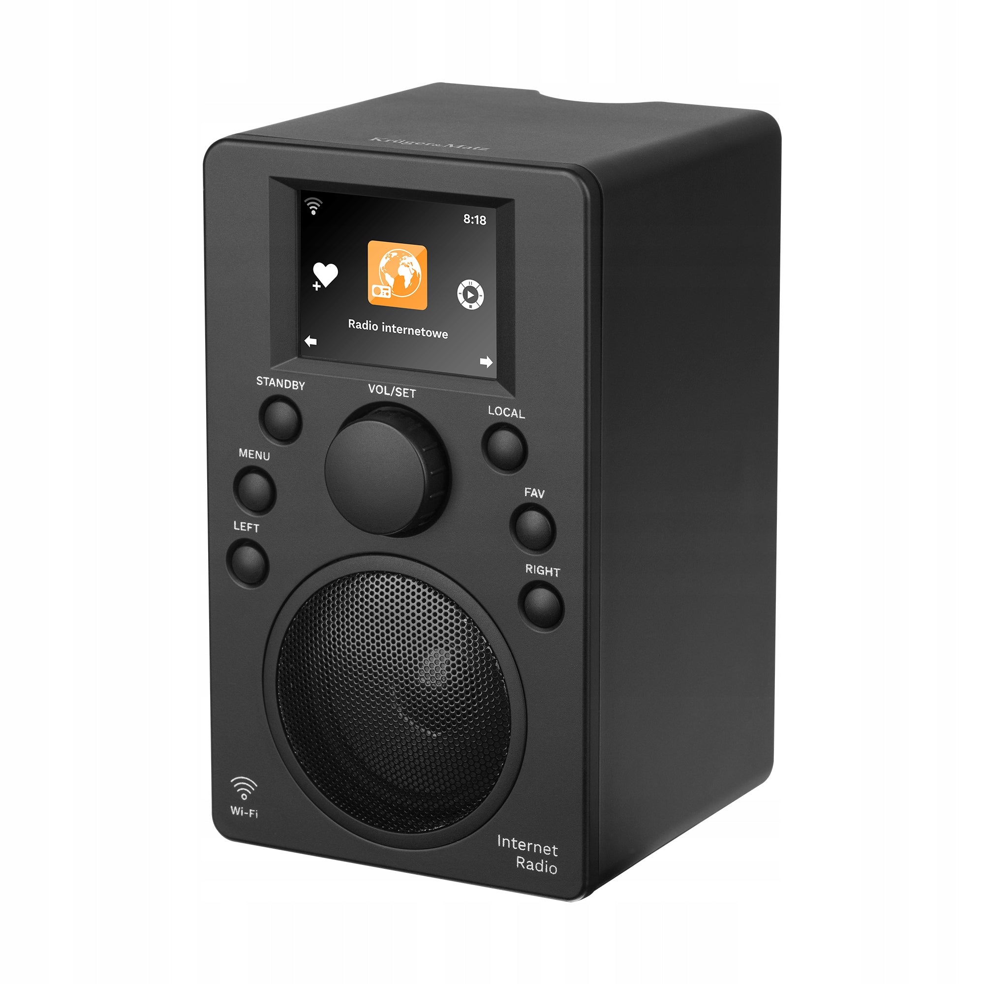 Internet Radio Kruger&Matz Bluetooth 5.0 display 2,4" Wi-Fi Brand Kruger&Matz