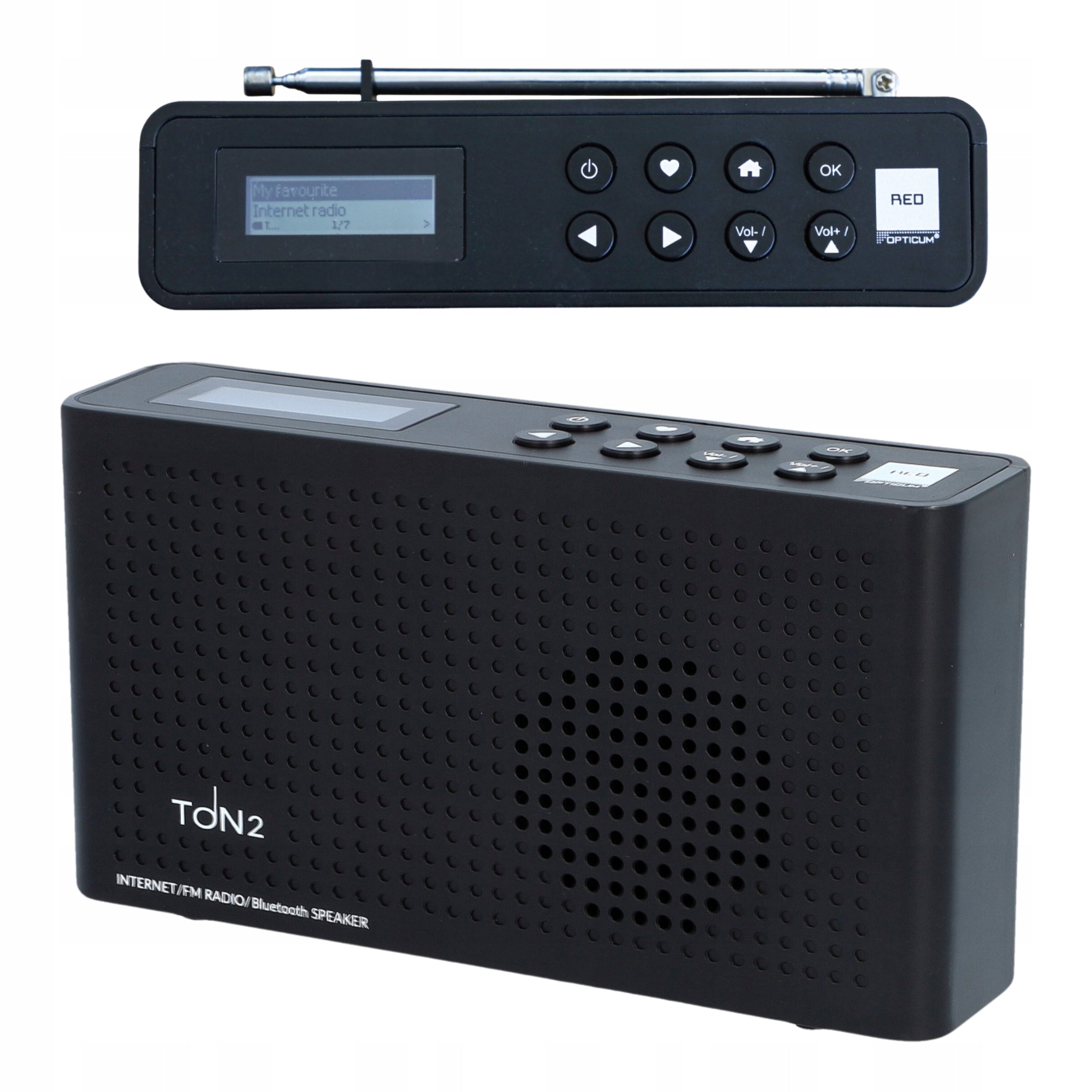 Internet Radio Opticum TON2 Wi-Fi Bluetooth 5.0 FM Rechargeable LCD