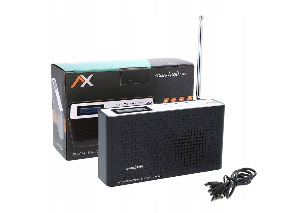 Internet Radio SoundPath lite FM bluetooth speaker built-in rechargeable battery Brand Opticum