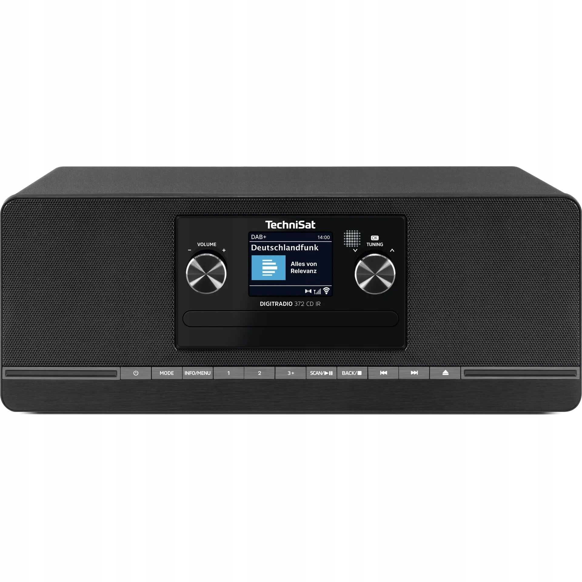 Internet Radio TechniSat DIGITRADIO 372 CD IR DAB+ FM Bluetooth Black Manufacturer code 0000/5102