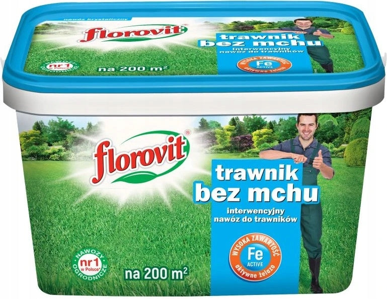 Interventional Lawn Fertilizer Florovit Antimech 4kg Efficient Effective