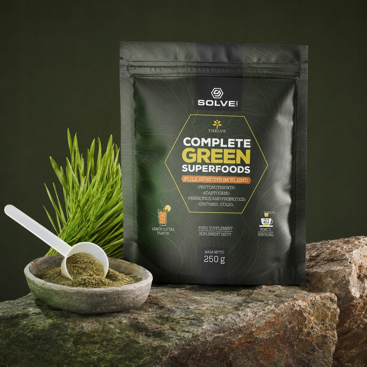 Intestinal Detox 250g: Spirulina, Chlorella, Mushrooms, Probiotics, Enzymes Medical device no