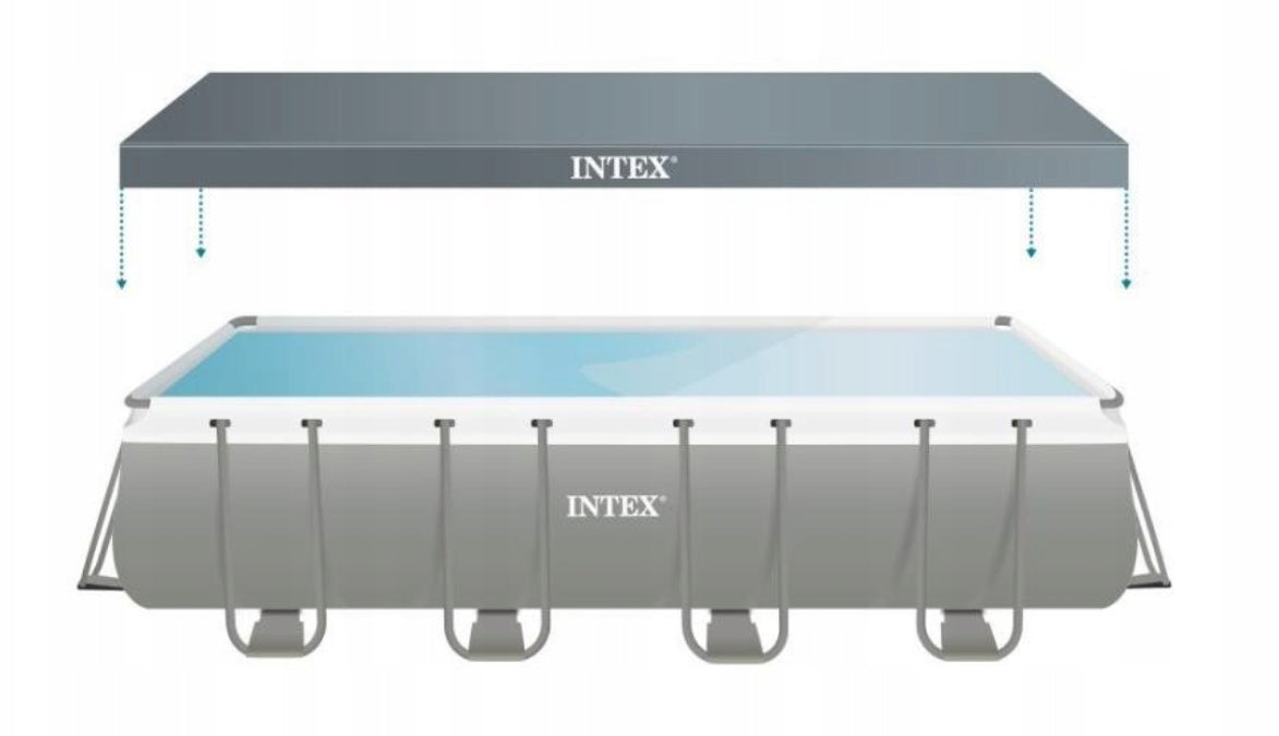 Intex 26356 Garden Pool 549x274x132cm Framed Sand Pump Ladder Series ULTRA XTR RECTANGULAR FRAME POOLS
