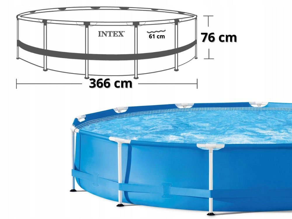 Intex 28212 Garden Pool with Pump 366x76 MODEL 2025 Brand Bestway