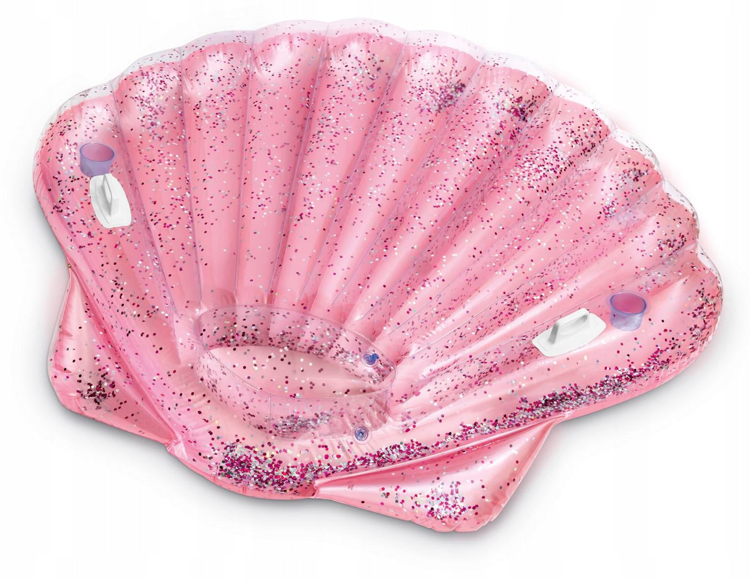 Intex 57257 Swimming Pool and Beach Float Pink Floating Mattress Vinyl
