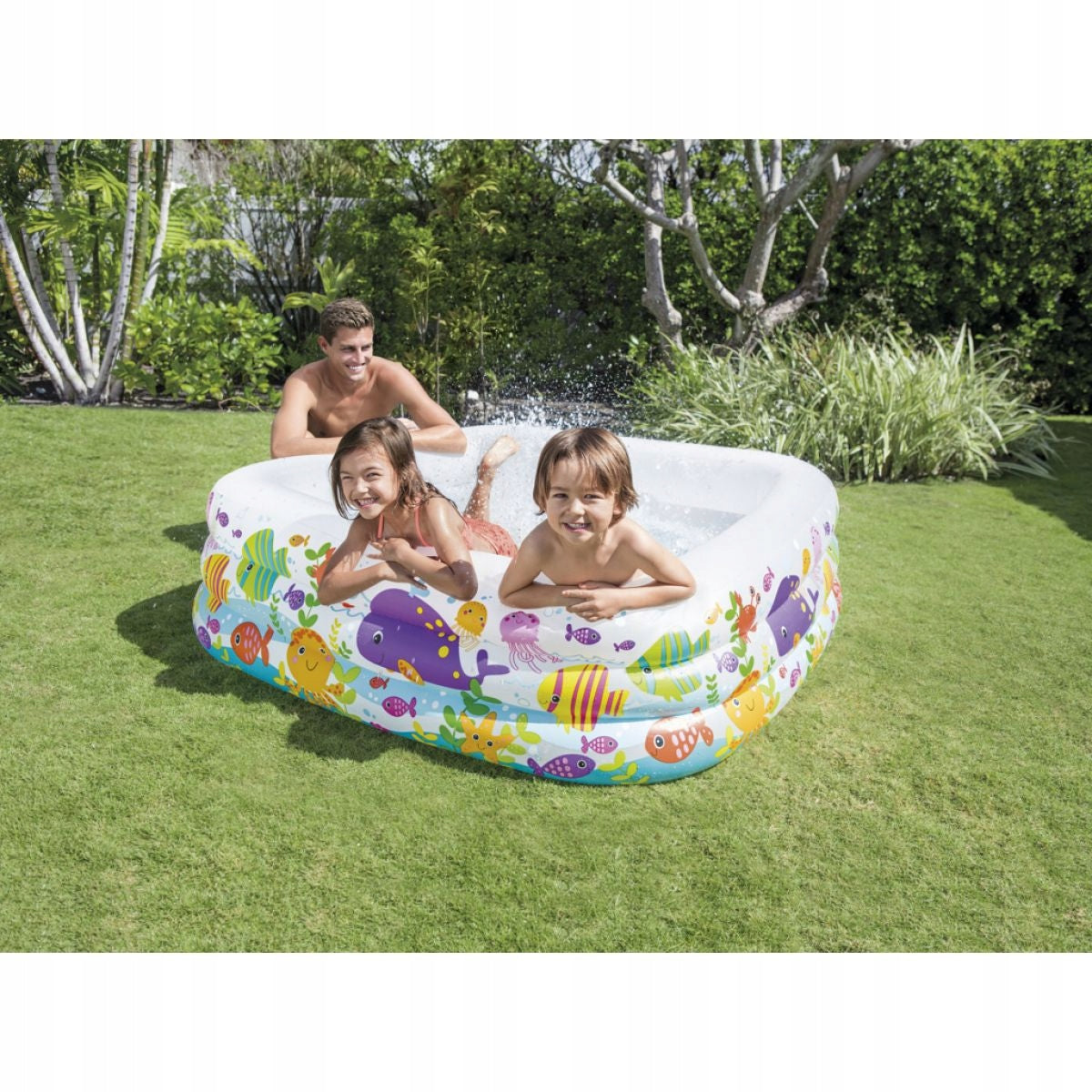 Intex 57471 Bazén Oceán hranatý 159 x 159 x 50 cm Brand Intex