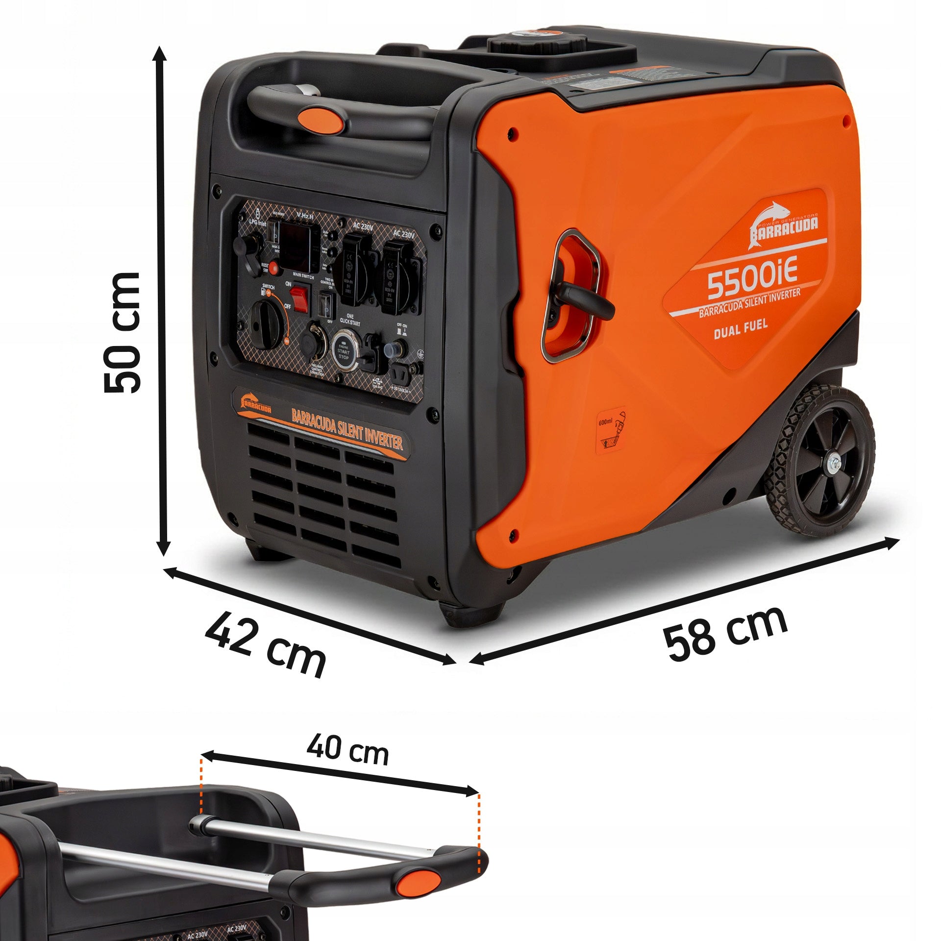Inverter generator set 5,5kW 230V INVERTER Barracuda 5500 SILENT Packaging status original