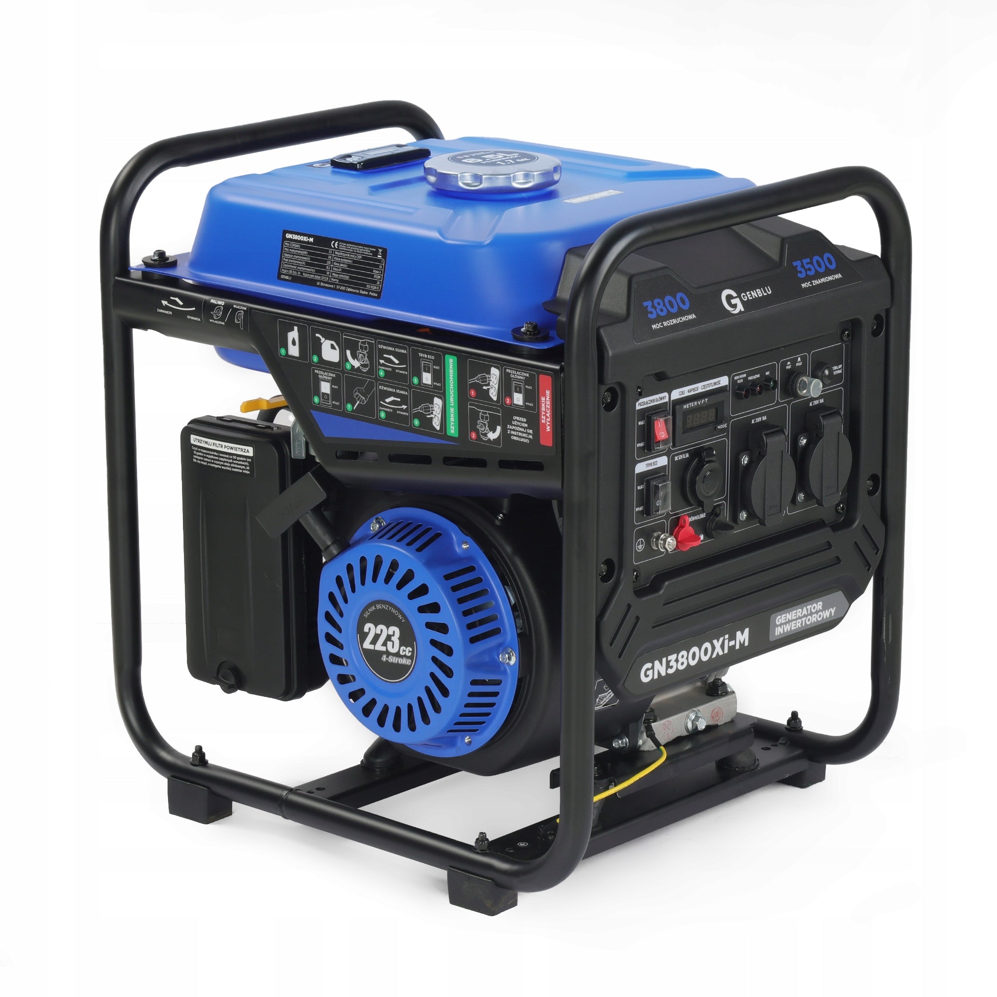 Inverter generator set GENBLU GN3800Xi-M 3800W quiet ECO 3.8 KW Manufacturer code GN3800Xi-M