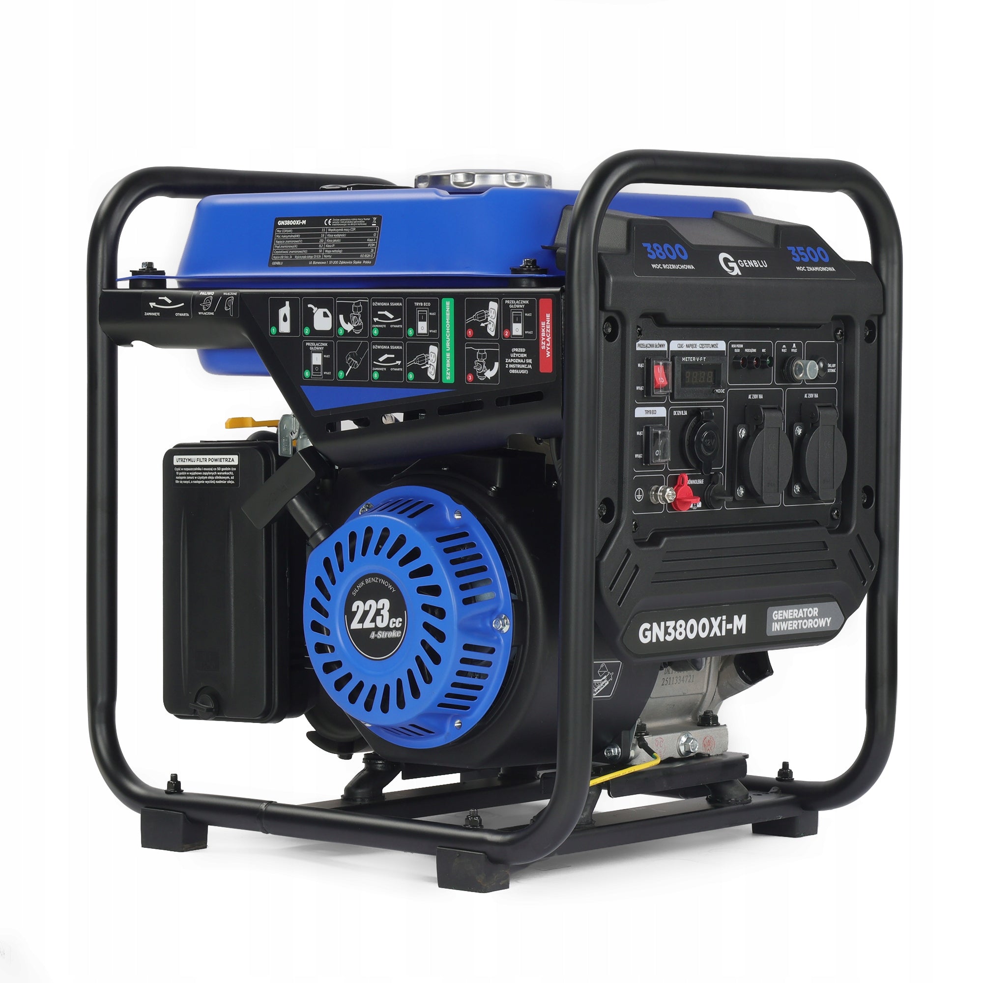 Inverter generator set GENBLU GN3800Xi-M 3800W quiet ECO 3.8 KW Packaging status original