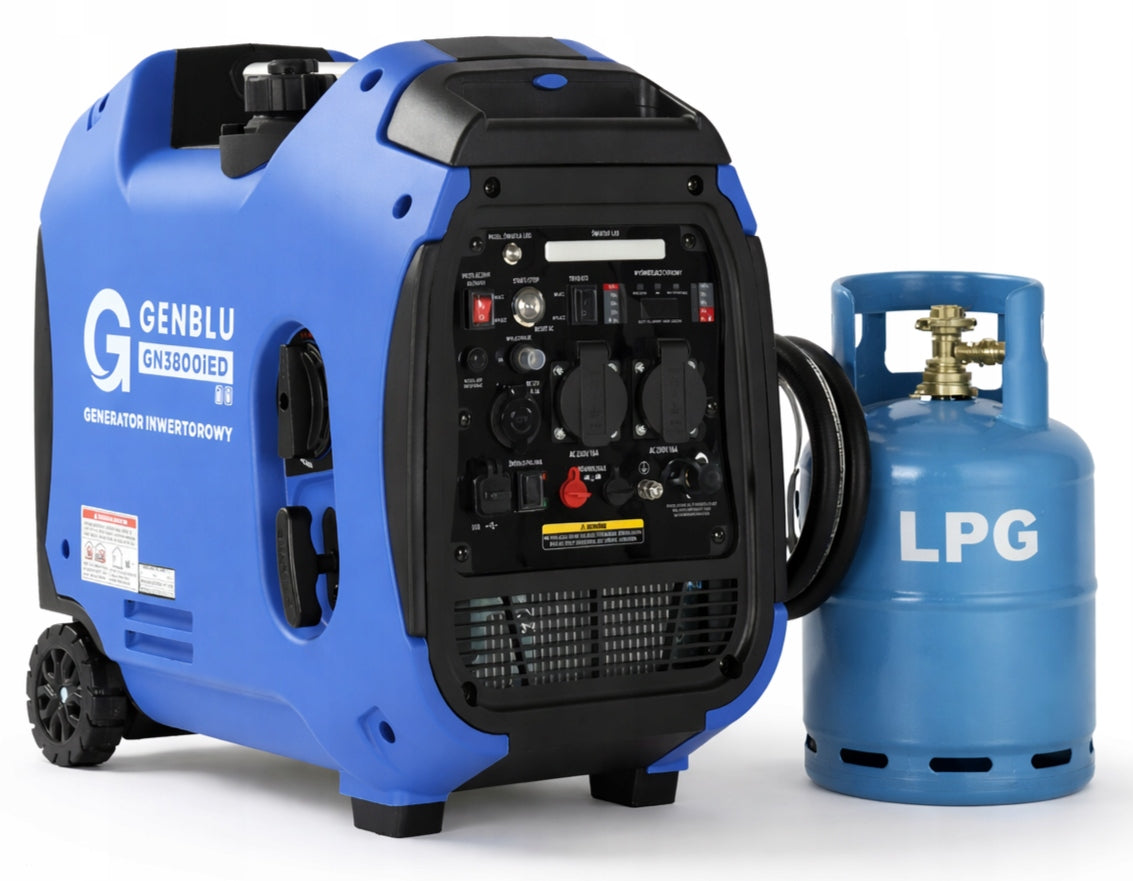 Inverter generator set GENBLU GN3800iED 3800W LPG petrol ECO