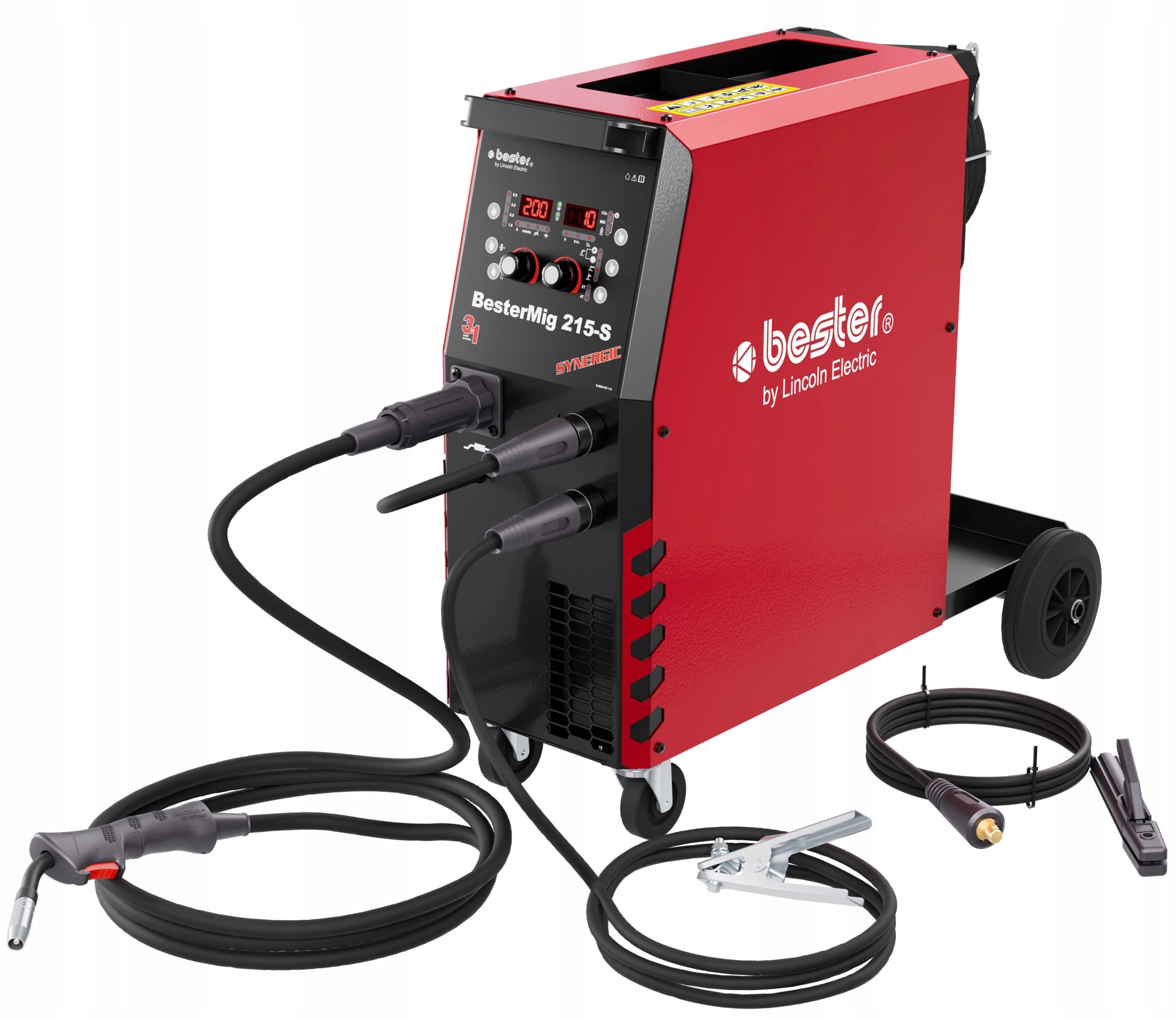 Inverter semi-automatic welding machine BesterMig 215-S Synergy Bester