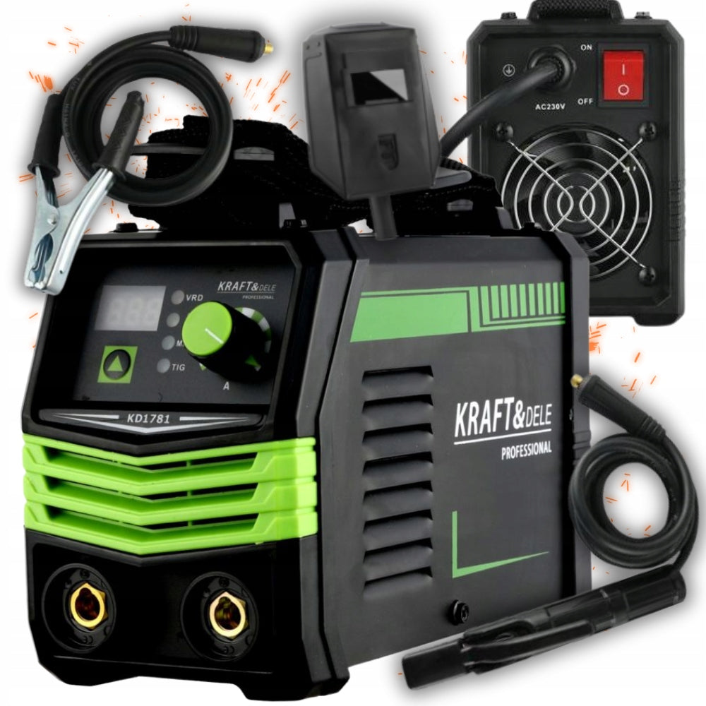 Inverter welder Kraft&Dele 330A MMA TIG-Lift VRD 3,4 kg Manufacturer code KD1781
