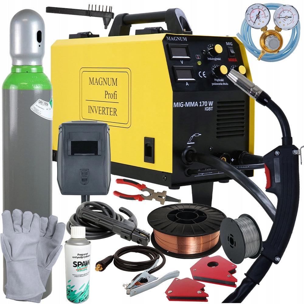 Inverter welder MIGOMAT 160 A MAG MMA Set