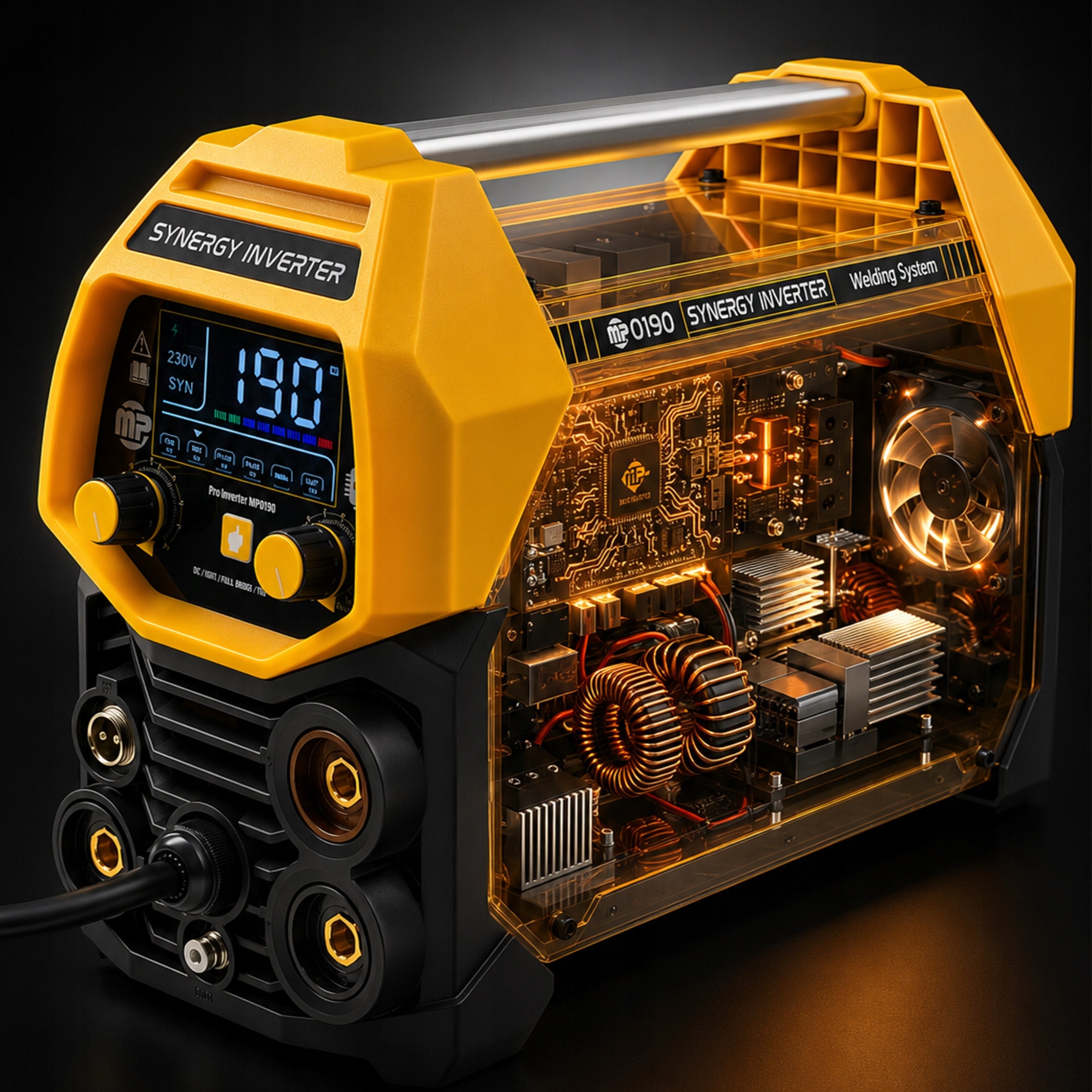 Inverter welder MIGOMAT FLUX MIG MAG MMA GAS Co2 SYNERGY MP0190 Packaging status original