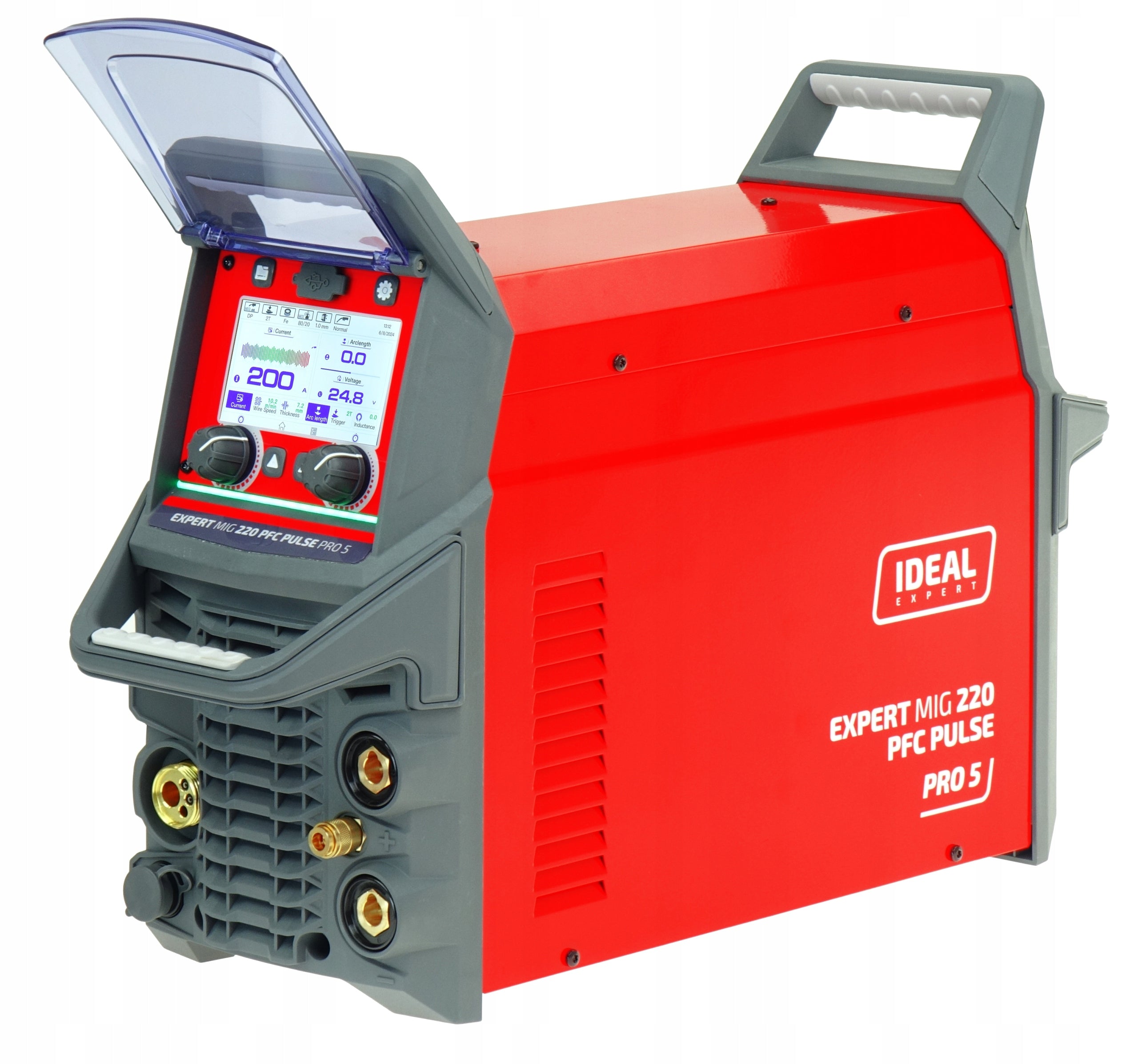 Inverter welder MIGOMAT IDEAL EXPERT MIG 220 PFC PULS 4R MAG Synergy Manufacturer code EXMIG220P #ZESTAW2AK