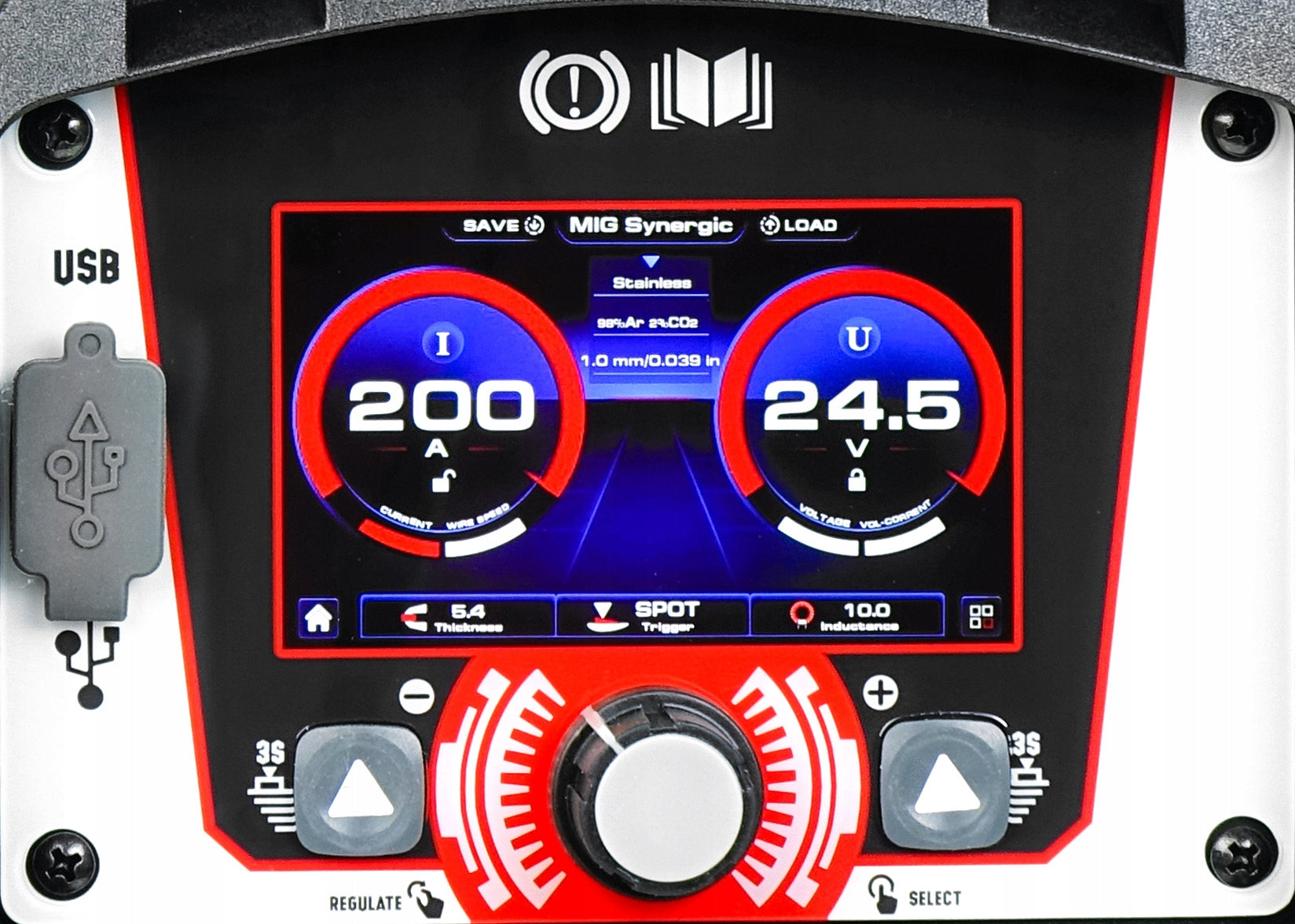 Inverter welder MIGOMAT IDEAL Expert MIG 201 LCD TIG DC MMA Synergy Manufacturer code Spawarka Ideal EXPERT MIG 201 LCD