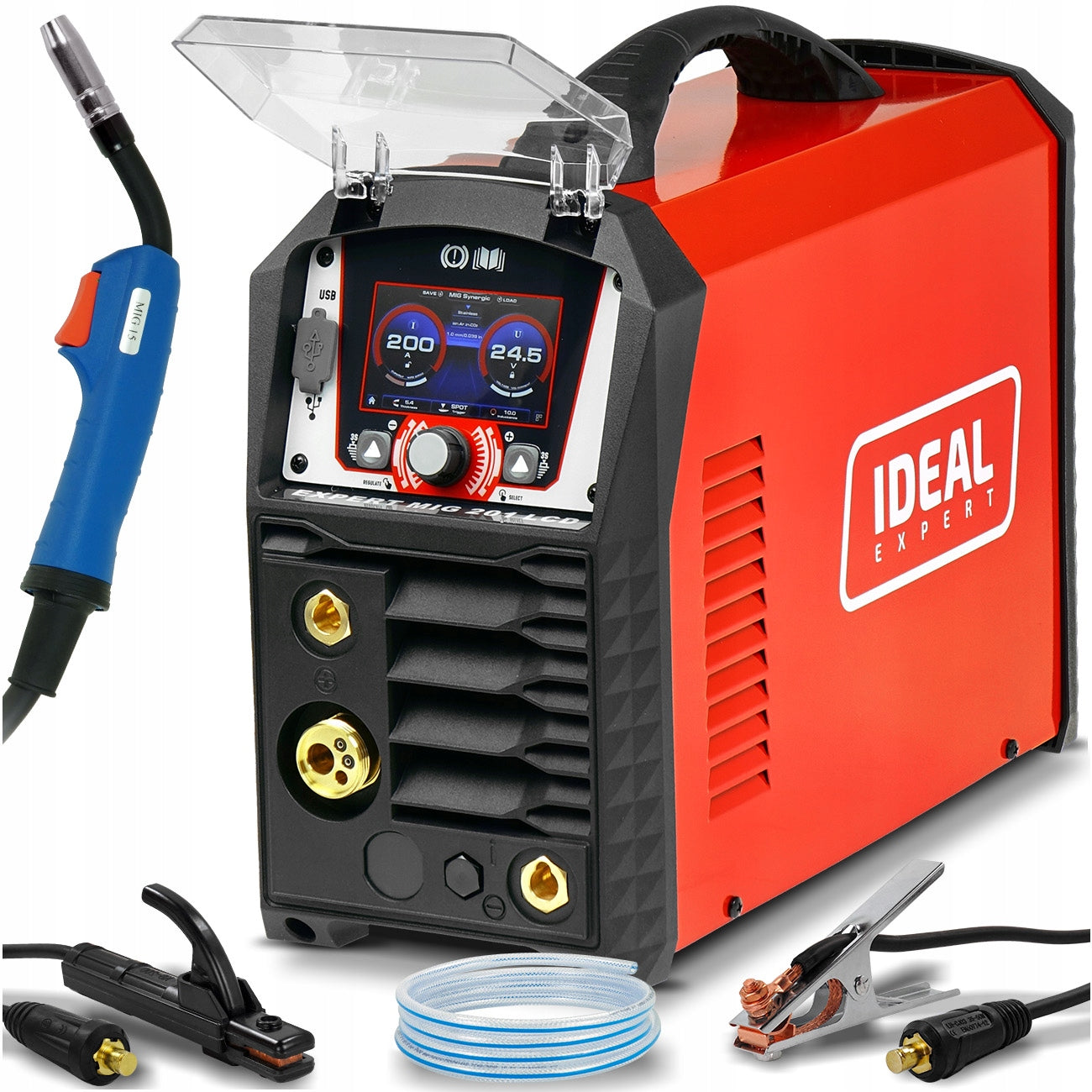 Inverter welder MIGOMAT IDEAL Expert MIG 201 LCD TIG DC MMA Synergy