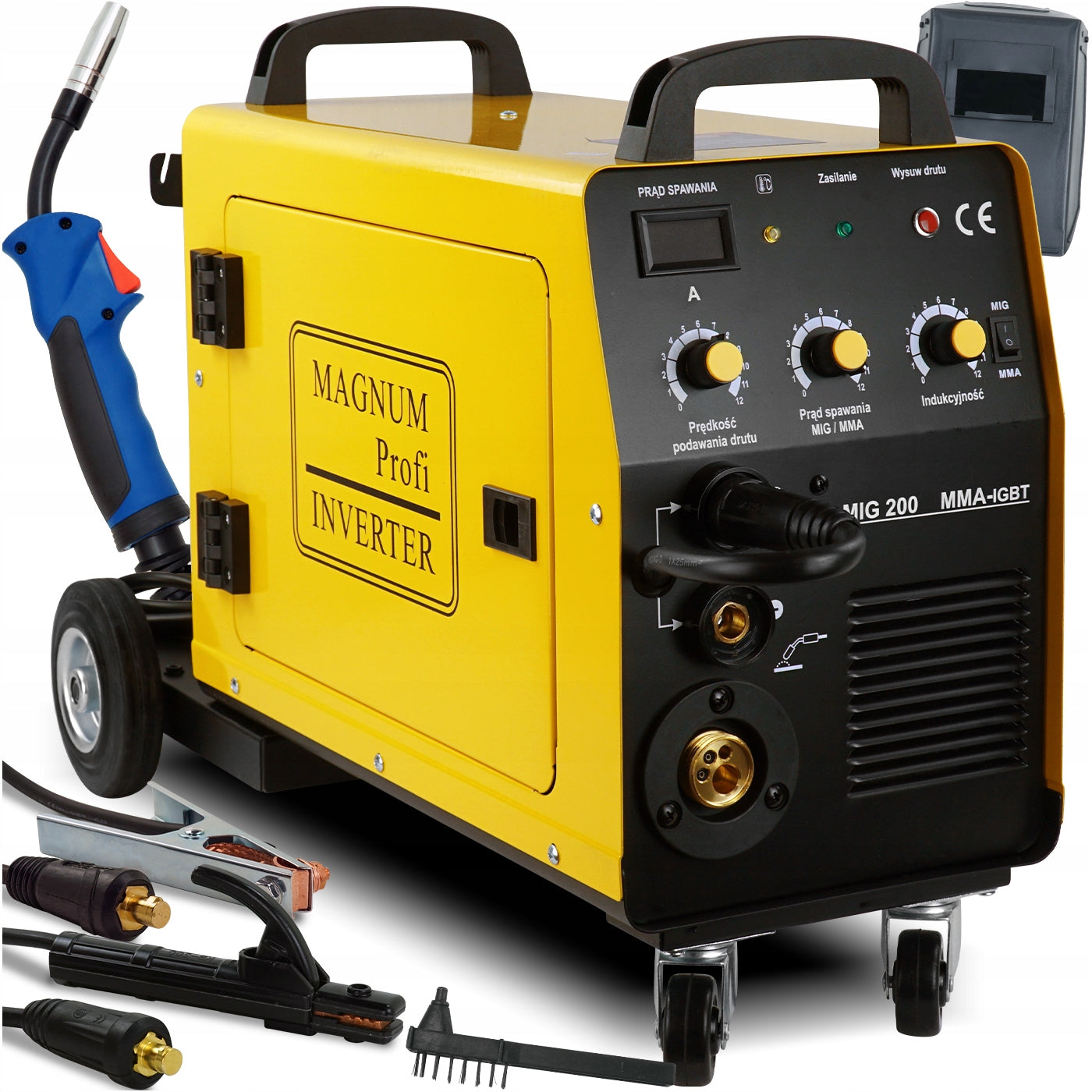 Inverter welder MIGOMAT MIG MAG MAGNUM 200A 230V FLUX MMA CHASSIS