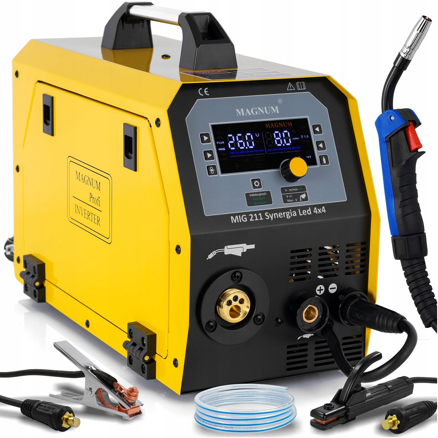 Inverter welder MIGOMAT Magnum MIG 211 Synergy LED 4x4 200A 2T 4T