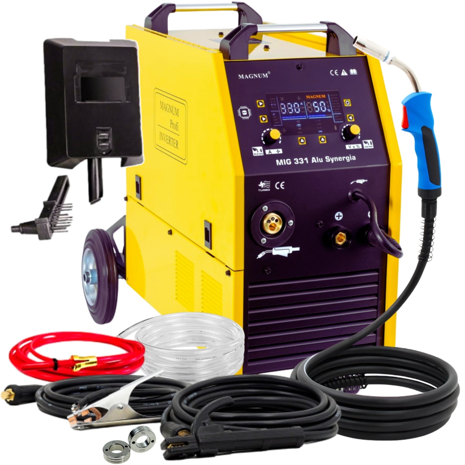 Inverter welder Magnum Migomat MIG MAG 331 ALU SYNERGY 320A