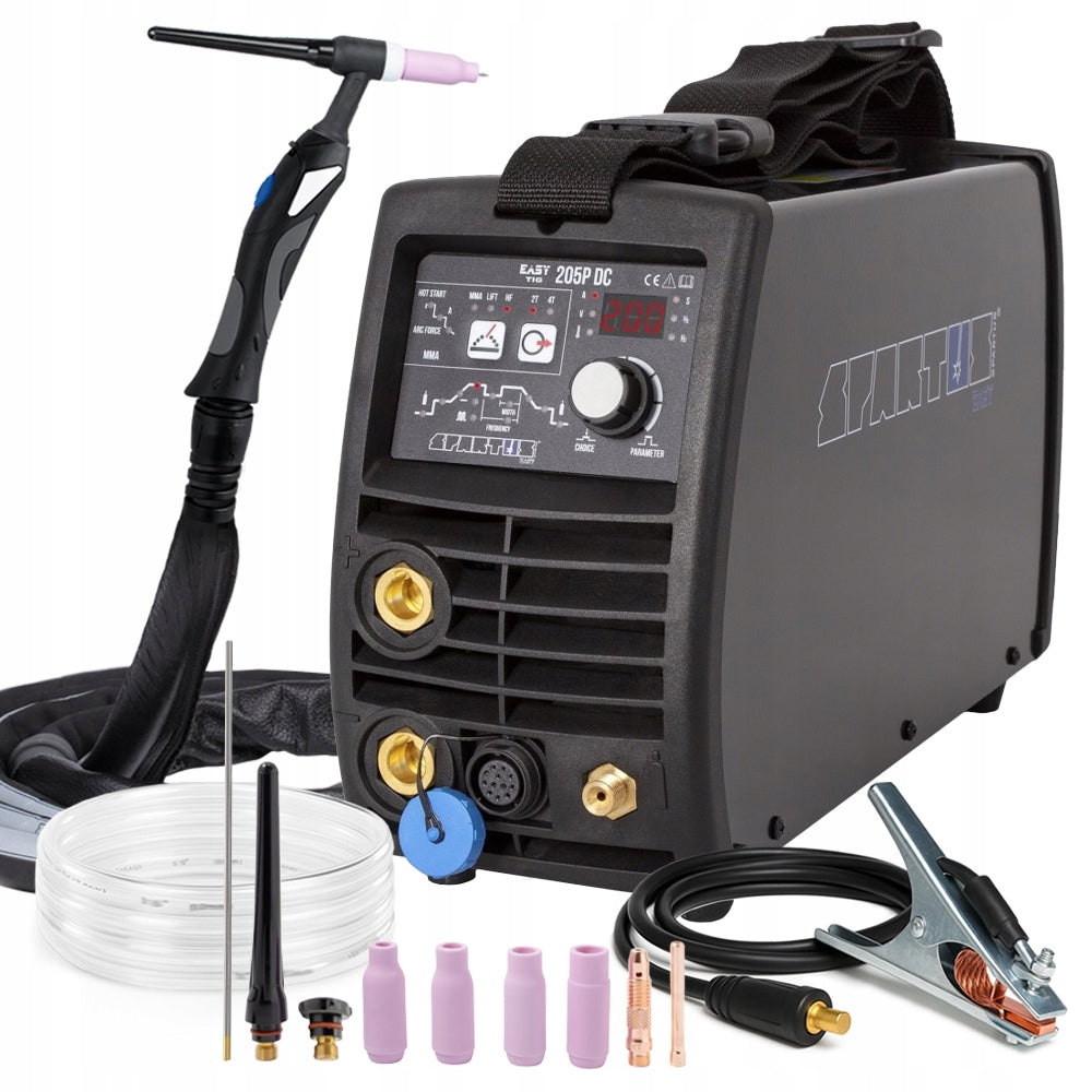 Inverter welder SPARTUS EasyTIG 205P DC PULS MMA 230V 200A IGBT HF