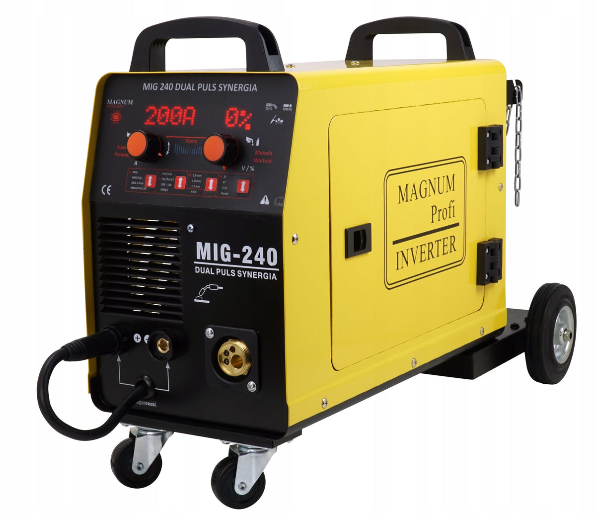 Inverter welder migomat Magnum ALU Synergy PULS FEEDER 4R CHASSIS Brand Magnum