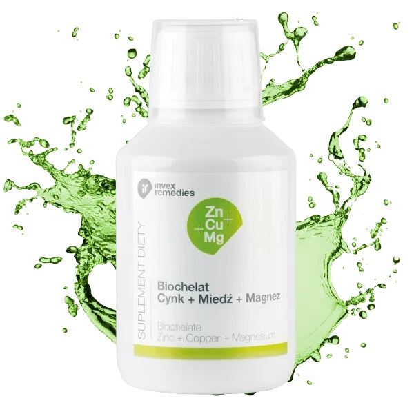 Invex BIOCHELAT Zn-Cu-Mg (Zinc-Copper-Magnesium) IMMUNITY 150 ml