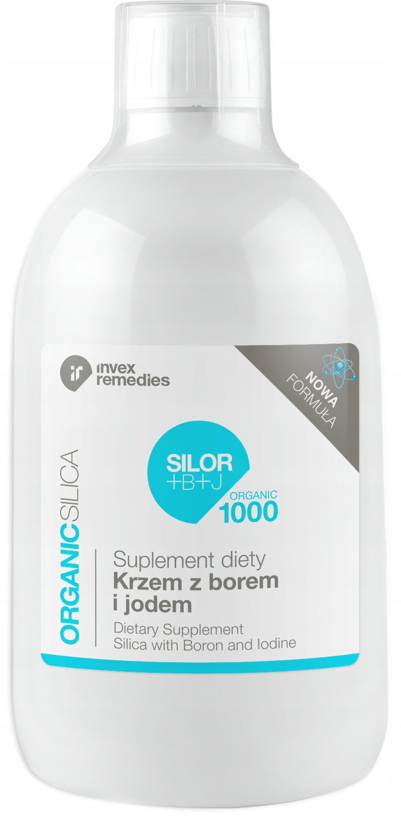 Invex SILOR+B+J ORGANIC 1000 Silicon with Boron and Iodine Dietary Supplement 500 ml
