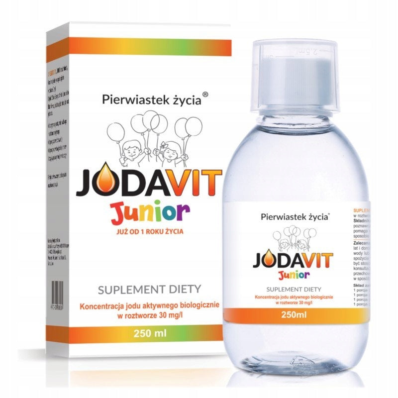 Iodine for children natural dietary supplement Jodavit JUNIOR liquid 250ml