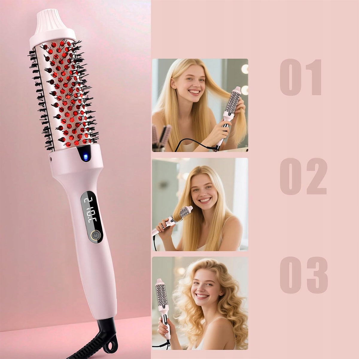 Ion Curl Brush ROTATING BRUSH DRYER IONIZATION Model 4069575252821