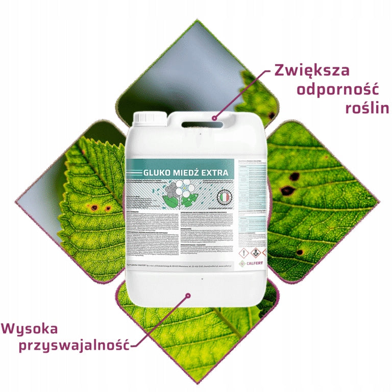 Ionic copper Gluko Copper Extra 1 l for vegetables, strawberries, orchards Packaging status original
