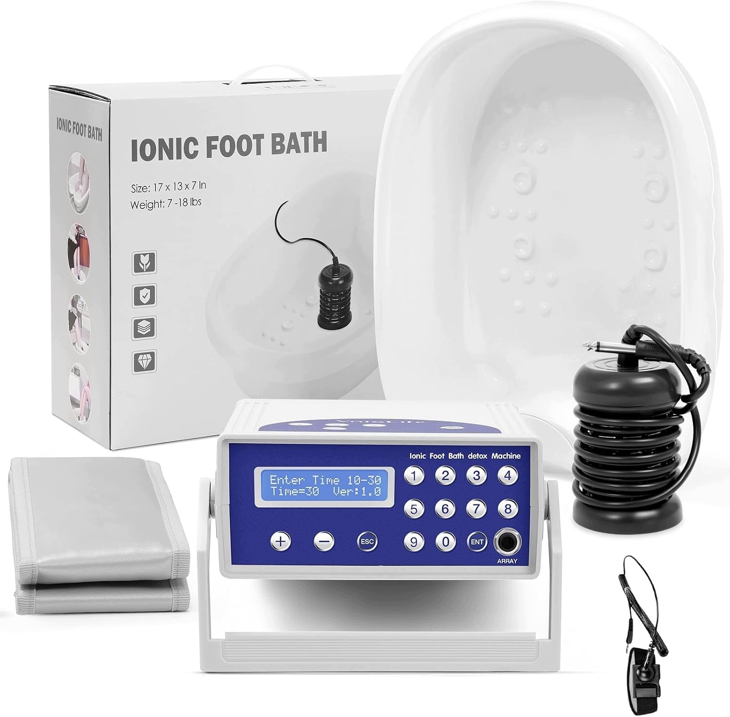 Ionic foot detoxification system, professional detox M3440